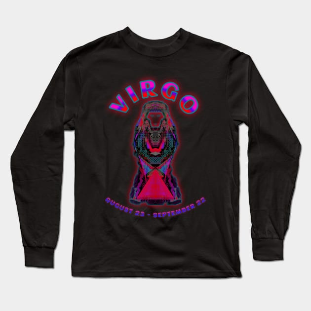 Virgo 4b Black Long Sleeve T-Shirt by Boogie 72